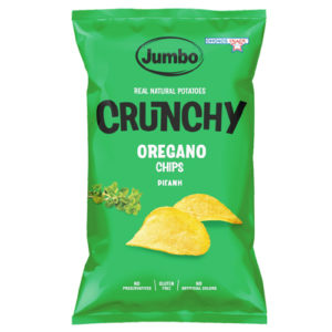 Jumbo chips mit oregano